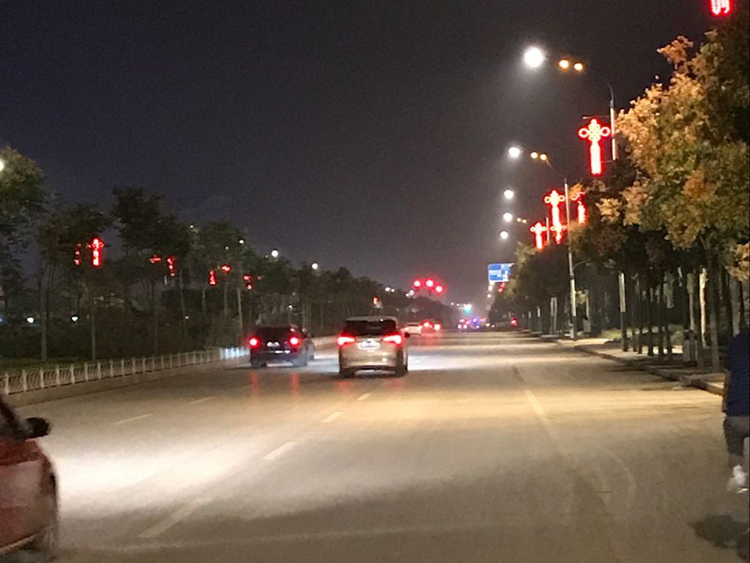 菏澤市鄆城縣水滸路、金河路照明改造